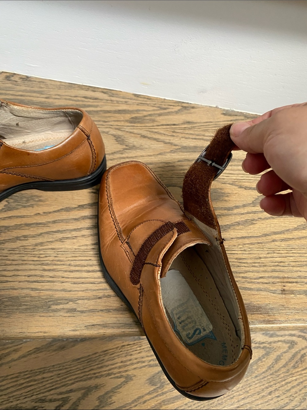 Florsheim boys Leather Single Monk Strap dress shoes - Picture 6 of 8